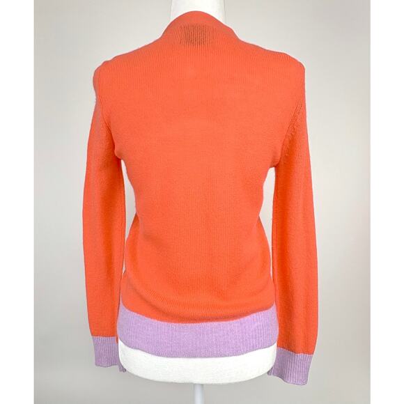 Jumper 1234 Cashmere Cardigan Sweater Size 1 US Small Pastel Minimalist Career - Picture 2 of 8
